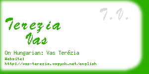 terezia vas business card